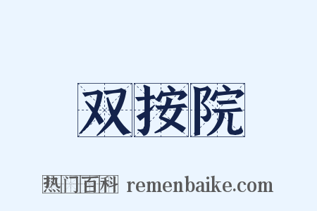 双按院是什么意思的图片